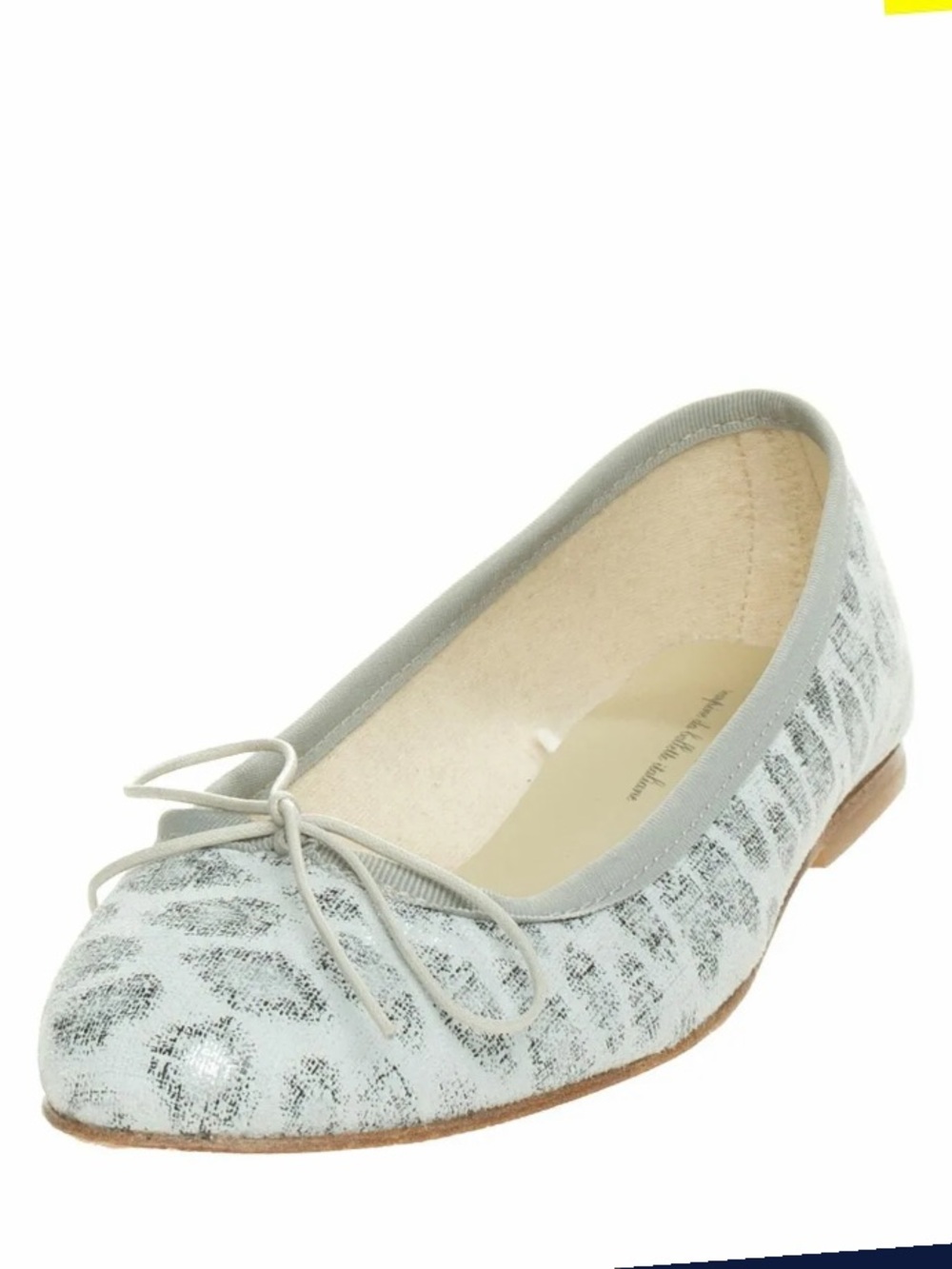 NWOT Anniel Italy Ballerina Leather Flats in Leopard size 35 (US size 5)